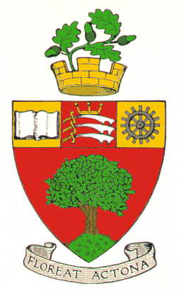Arms of the former Borough of Acton; click the image to read more